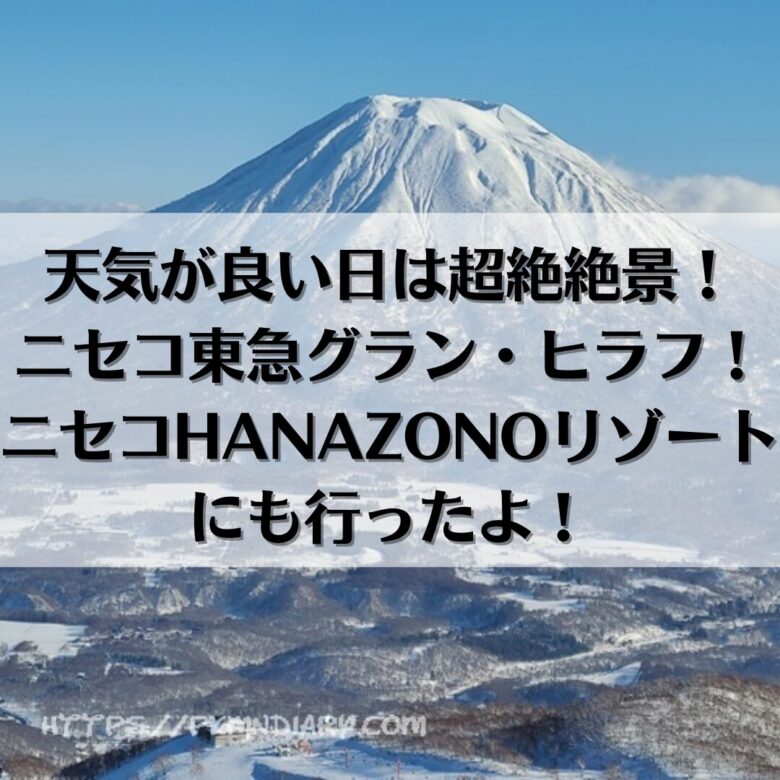 ニセコ東急グランヒラフ&ニセコHANAZONOリゾート共通リフト招待券 まち